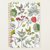 Botanische wilde bloementtuin planner (Voorkant)