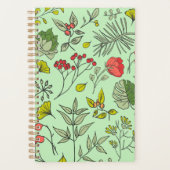 Botanische wilde bloementtuin planner (Voorkant)