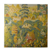 Botanische wilde dieren tegeltje (Voorkant)