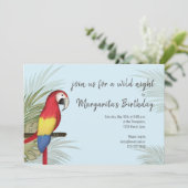 Botanische wilde vogels QR-code Sociale media Kaart (Staand voorkant)