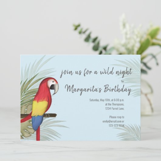 Botanische wilde vogels QR-code Sociale media Kaart (Staand voorkant)