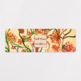 Botanische Wildflower Labels – Natuur-geïnspireerd