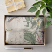Botanische Wildflower Vlinder Ephemera Decoupage Tissuepapier (Geschenk)