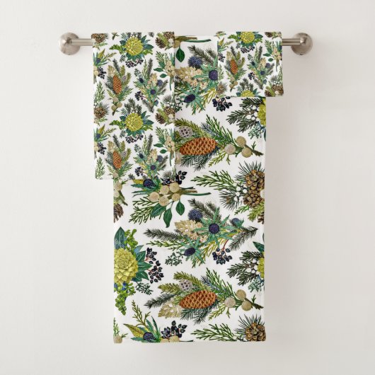 botanische winter bad handdoek (Insitu)