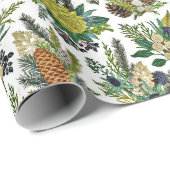 botanische winter cadeaupapier (Rol Hoek)