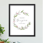 Botanische Winter Trouwteken en Keepsake Poster