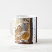 Botanische Winterwonderland Koffiemok (Voorkant links)