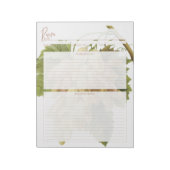 Botanische witte druiven Recept Pagina's Notitieblok (Linkerzijde)