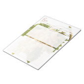 Botanische witte druiven Recept Pagina's Notitieblok (Schuin)