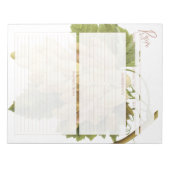 Botanische witte druiven Recept Pagina's Notitieblok (Voorkant)