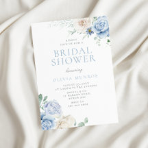 Botanische witte en blauwe bloemen Vrijgezellenfee