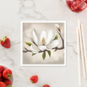 Botanische witte Magnolia Servet (Insitu)