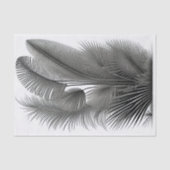 Botanische witte streep Tekening klein Tissuepapier (Voorkant)