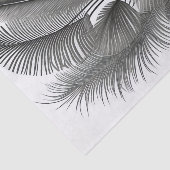 Botanische witte streep Tekening klein Tissuepapier (Detail)