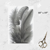 Botanische witte streep Tekening klein Tissuepapier