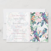 Botanische Witte Tuin Bloemen en vogels (Voorkant)