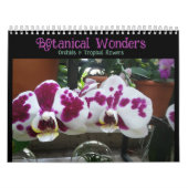 Botanische wonderen, orchidee & tropische bloemen kalender (Hoes)