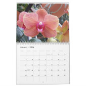 Botanische wonderen, orchidee & tropische bloemen kalender (Jan 2026)