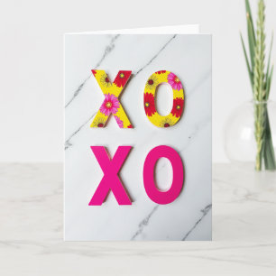 Botanische Xoxo Kuskaart Kaart