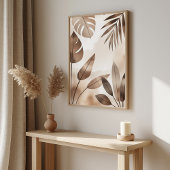 Botanische Zen – Minimaal Poster – Japandi Decor