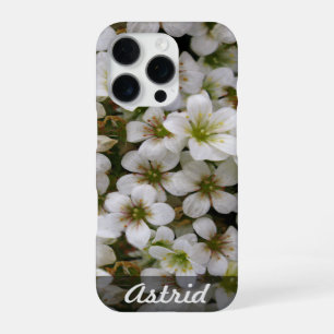 Botanische Zoete Witte Bloemen Foto elke Naam iPhone 16 Pro Hoesje