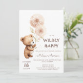 Botanische Zomer Willy Happy Beer Baby Jongensdouc Kaart (Staand voorkant)