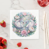 Botanische zwaan servetten (Insitu)