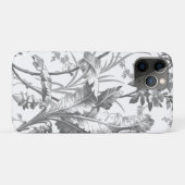 Botanische zwarte en witte chinoiserie Case-Mate iPhone case (Achterkant (horizontaal))