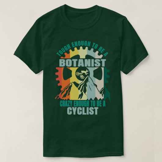 Botanist Biker Design T-shirt (Design voorkant)