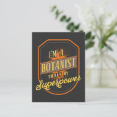 botanist briefkaart (Staand voorkant)