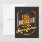 botanist briefkaart (Voorkant / Achterkant)
