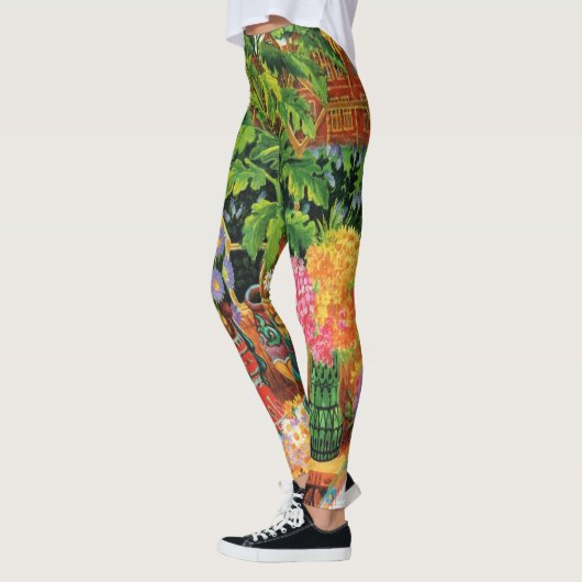 Botanist Cat van Louis Wain Leggings (Links)