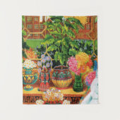 Botanist Cat van Louis Wain Wandkleed (Voorkant)