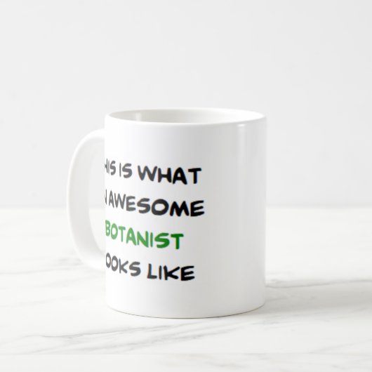 botanist, geweldige koffiemok (Voorkant links)