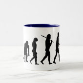 Botanisten botsen met planten cadeautjes tweekleurige koffiemok (Center)