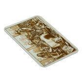 Botanisten die planten onderzoeken (litho) magneet (Rechterzijde)