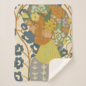 Botany Beauty Sherpa Deken (Voorkant)