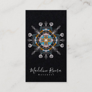 Botany Florist Yoga Boho Mandala Visitekaartje