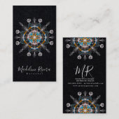 Botany Florist Yoga Boho Mandala Visitekaartje (Voorkant / Achterkant)