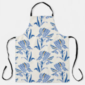 Botany Geometric Baroque Iris Flower Pattern. Seam Schort (Voorkant)