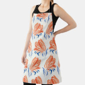Botany Geometric Baroque Tulip Pattern. Naadloos F Schort (Insitu)