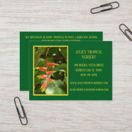 Botany Green Plant Nursery Tropische Planten Visitekaartje
