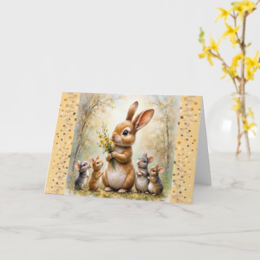 Botany Lesson Kaart (Gele Bloem)