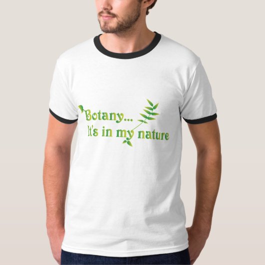 Botany Natuur Green Leaf Botanist Love T-shirt (Voorkant)