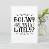 Botany Plants Lately Bedankkaart (Staand voorkant)