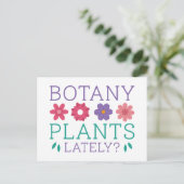 Botany Plants Lately Briefkaart (Staand voorkant)