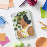 Botany Portret - Vrouw met Greenery iPad Pro Cover<br><div class="desc">Botany Portret II van Victoria Borges. | 141036 GG</div>