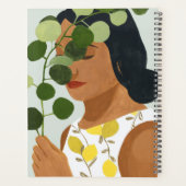 Botany Portret - Vrouw met Greenery Planner (Achterkant)