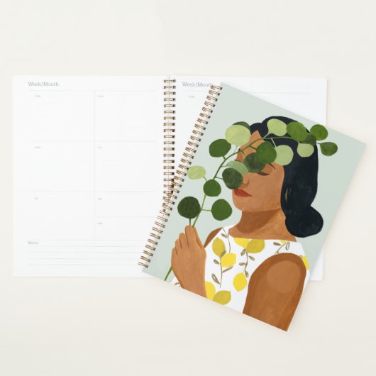 Botany Portret - Vrouw met Greenery Planner (Display)