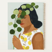 Botany Portret - Vrouw met Greenery Planner (Achterkant)